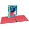 Avery Heavy-Duty Dual Color 3 Ring Binder, 0.5" One Touch Slant Rings, 135-Sheet Capacity, 0.7 Inch Wide Spine, Home, School Supplies, Office, or Organization Needs, Mint/Coral Binder (17881)